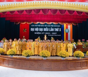 Hòa thượng Thích Quảng Hà được tái suy cử Trưởng ban Trị sự Phật giáo tỉnh Nam Định (2022-2027)