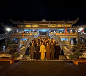 Nam Định: Phái đoàn Tăng Ni Phật tử Hải Phòng thăm viếng trường hạ Trúc Lâm Thiên Trường