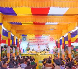 Nam Định: Phật giáo huyện Nam Trực trang nghiêm tổ chức Đại lễ Phật đản, khánh thành Tổ đường chùa Tây Lạc
