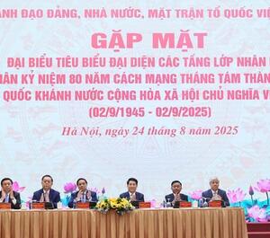 Chủ tịch nước và Thủ tướng Chính phủ gặp mặt 300 đại biểu tiêu biểu đại diện các tầng lớp nhân dân