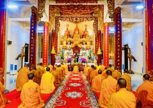 Nam Định: Lễ Tạ pháp tại Trường hạ Trúc Lâm Thiên Trường mùa an cư kết hạ năm 2025