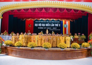 Hòa thượng Thích Quảng Hà được tái suy cử Trưởng ban Trị sự Phật giáo tỉnh Nam Định (2022-2027)