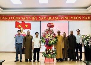 Nam Định: Ban Trị sự Phật giáo tỉnh chúc mừng Ngày thành lập quản lý Nhà nước về Tôn giáo