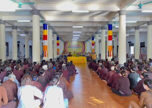 Nam Định: Lễ Tạ pháp tại Trường hạ Trúc Lâm Thiên Trường