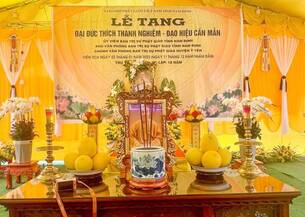 Nam Định: Lễ nhập kim quan Đại đức Thích Thanh Nghiêm