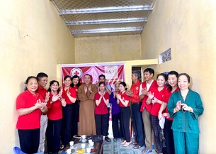 Nam Định: Hội Từ thiện chùa Vọng Cung bàn giao nhà tình nghĩa