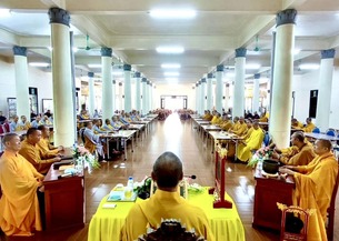 Nam Định: Lễ Tạ pháp tại Trường hạ Trúc Lâm Thiên Trường