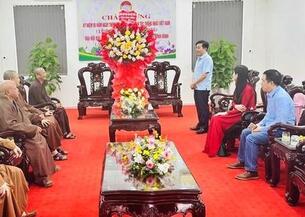 Ninh Bình: Ban Trị sự GHPGVN tỉnh chúc mừng kỷ niệm 95 năm Ngày truyền thống MTTQVN