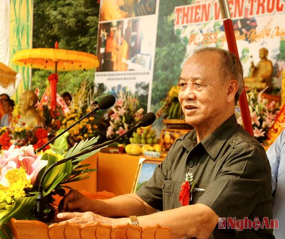 Đại tướng Phạm Văn Trà phát biểu tại buổi lễ