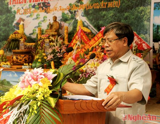 Ông Nguyễn Tiến Lợi - Chủ tịch UBND huyện Yên Thành phát biểu