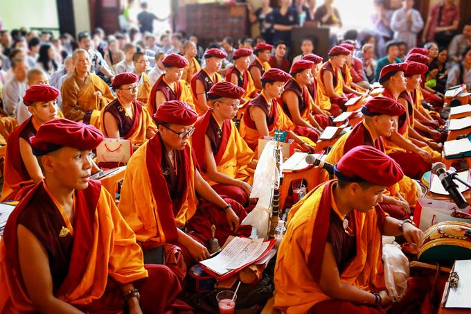 Đức Drukpa khai đàn ở TP HCM cầu quốc thái dân an