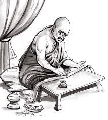 Ngay trước khi những bản chú giải bằng ngôn ngữ Sinhala bị thiêu huỷ, ngài Buddhaghosa đã dịch và biên tập những bản chú giải ấy ngược trở lại ngôn ngữ Pali trong tập Visuddhimagga (Thanh tịnh đạo) của mình và nhiều tập sách khác.