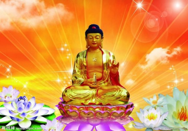 Chúng ta hợp sức và đoàn kết lại đề mọi người được an vui trong ánh hào quang nhiệm màu của Đức Phật Di Đà.