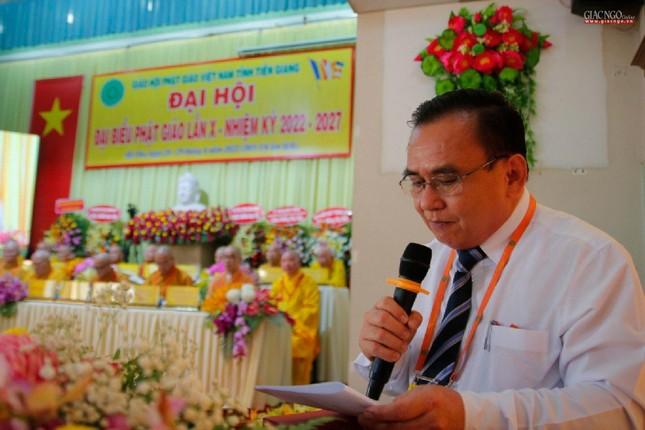 Tiền Giang: Thượng tọa Thích Quảng Lộc được suy cử Trưởng ban Trị sự GHPGVN tỉnh nhiệm kỳ 2022-2027 ảnh 10