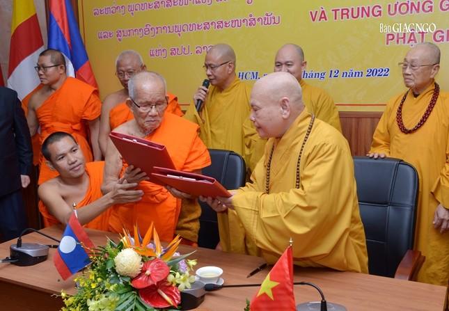 Giáo hội Phật giáo Việt Nam và Liên minh Phật giáo Lào ký kết hợp tác nhiều nội dung quan trọng ảnh 5