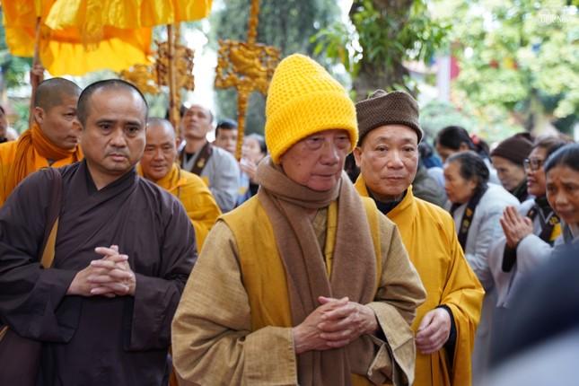 Đức Pháp chủ GHPGVN quang lâm dự lễ Phật thành đạo, kỷ niệm thành lập đạo tràng Pháp Hoa (miền Bắc) ảnh 6