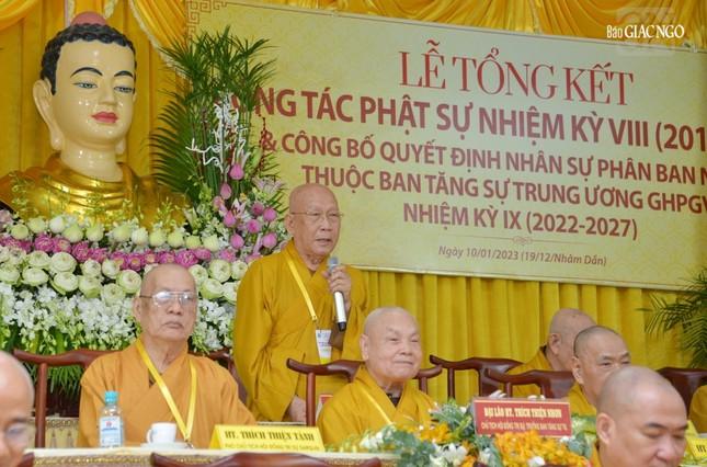 Phân ban Ni giới Trung ương tổng kết hoạt động Phật sự, trao quyết định nhân sự nhiệm kỳ 2022-2027 ảnh 9