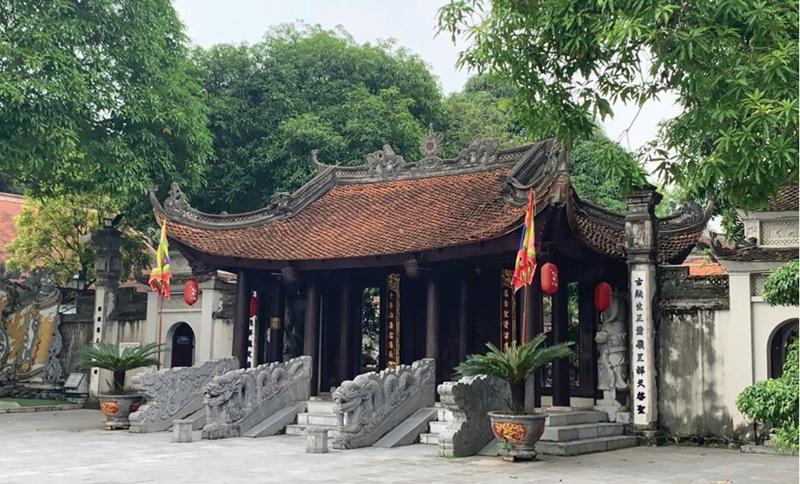 Tam quan đền Lý Bát Đế (Bắc Ninh) - Ảnh: Sưu tầm