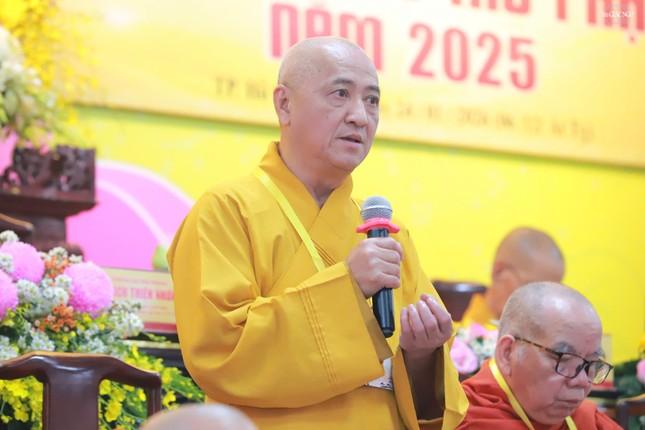 Hòa thượng Thích Huệ Thông ban đạo từ tại hội nghị Hòa thượng Thích Huệ Thông ban đạo từ tại hội nghị