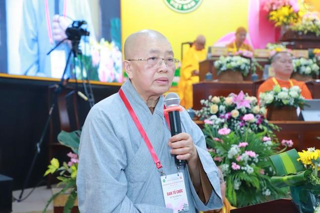 Ni trưởng Thích Đàm Lan phát biểu cảm tạ Ni trưởng Thích Đàm Lan phát biểu cảm tạ