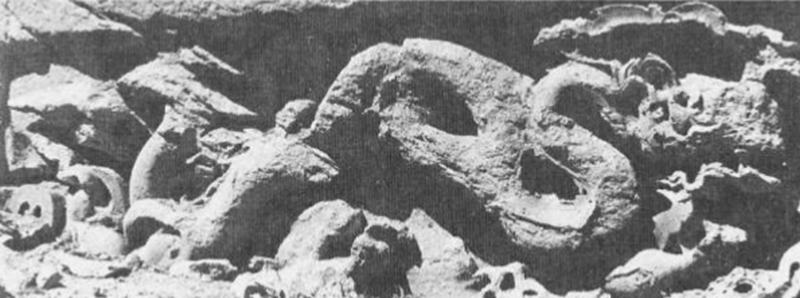 Hình 7. Rồng chạm khắc thời kỳ Ilkhanid (thế kỷ 13).