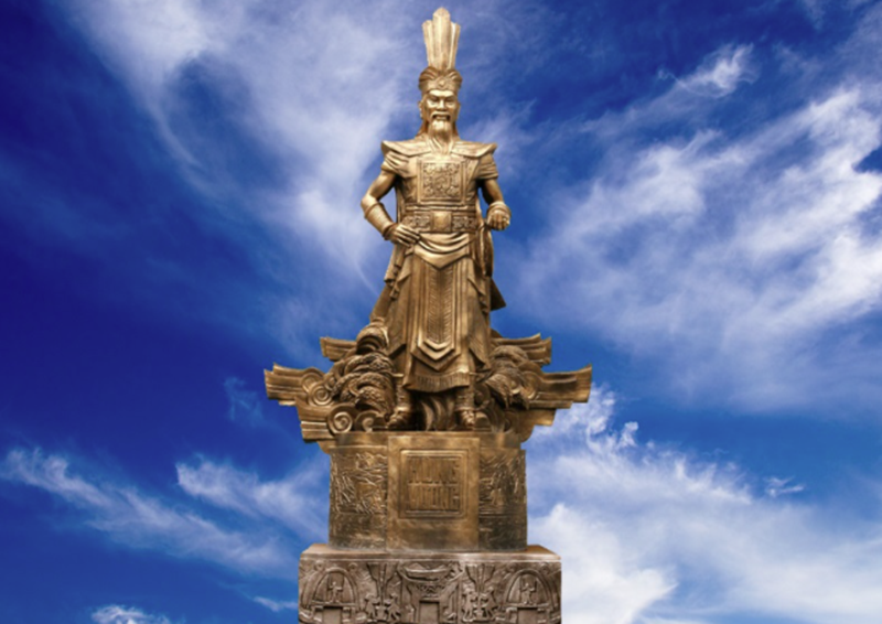 Tượng Hùng Vương. Ảnh sưu tầm.