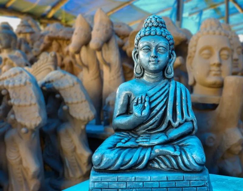 Blue Buddha (Đức Phật Xanh).Nhiếp ảnh: Trajita Daimari / Pexels Creative Commons.