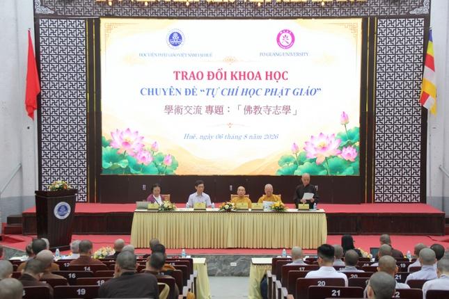 Quang cảnh buổi trao đổi học thuật Quang cảnh buổi trao đổi học thuật