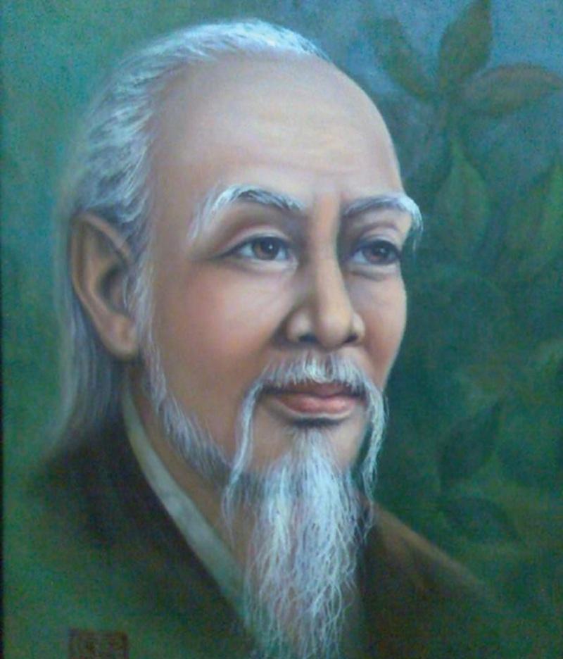Chân dung Thiền sư Tuệ Tĩnh - Ảnh: Sưu tầm