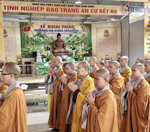 Ninh Bình: Ba trường hạ Chùa Đống Trúc, Trúc Lâm thiên Trường, Chùa Khánh Long trang nghiêm cử hành lễ tác pháp Hậu An cư Phật lịch 2570