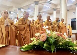 Ninh Bình: Ba Trường hạ Trúc Lâm Thiên Trường, Tây Lạc và Linh Ứng trang nghiêm lễ Tạ pháp