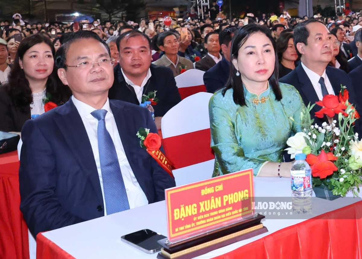 Ông Đặng Xuân Phong - Bí thư Tỉnh ủy Ninh Bình tham dự 