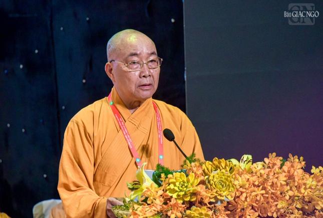 Hòa thượng Thích Minh Nhật phát biểu khai mạc Hòa thượng Thích Minh Nhật phát biểu khai mạc